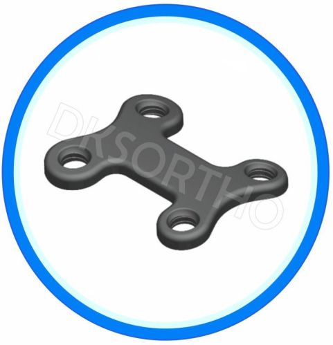 Grey Polished H Locked Foot Plate, For Hospital