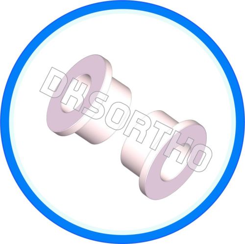 Round Proximal Tibia Split Poly Bush, For Hospital, Color : Gray