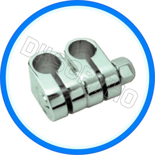 Grey Polished Tube To Tube Clamp, For Hospital