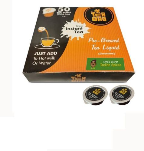 Tea Bro Indian Spices Pre Brewed Tea Liquid Pods