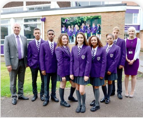 Purple and Grey School Uniform, Feature : Attractive Design