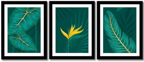 Black Rectangular Wood Printed Photo Frames, For Home Purpose, Shop Display, Photo Size : 14*11 Inch