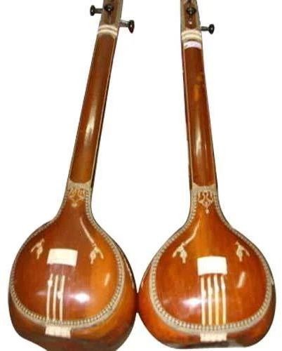 Gourd Resonator Female Wooden Tanpura, Packaging Type : Foam Sheet, Fiber Case