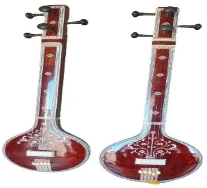 Brown Ravi Shankar Style Full Decorate Sitar, For Musical Use, Feature : Easy To Play, Optimum Quality