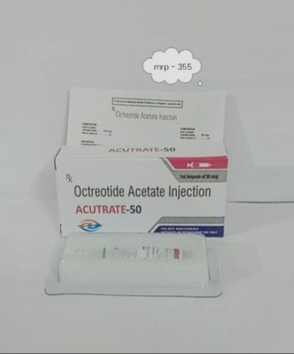Acutrate-50 Octreotide Acetate Injection, Packaging Type : Box