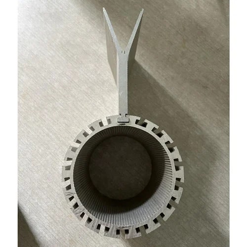 Round Color Coated Plain Customized Aluminium Extrusions, Color : Grey