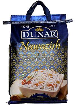 Dunar Golden Sella Basmati Rice, For Cooking, Food, Packaging Type : Jute Bags, Plastic Sack Bags