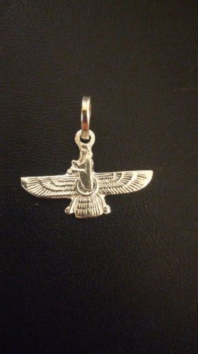 92.5 Silver Polished Fravashi Pendant, Gender : Unisex
