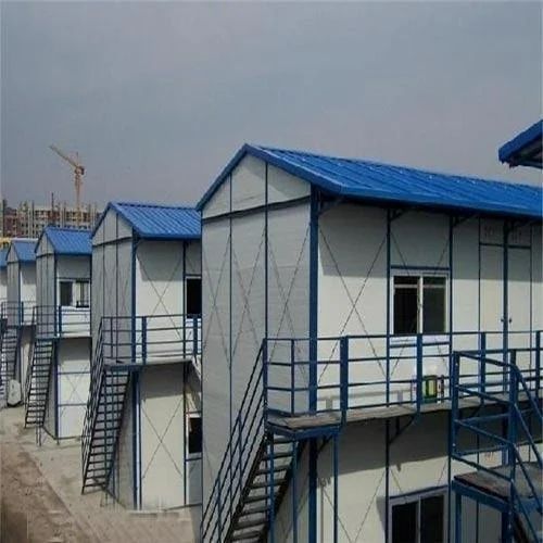 Galvanized Prefabricated Labour Colony, For Industrial, Shape : Rectangular