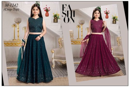 Ya Yipi Georgette Kids Frocks, Size : 18-22, 24-34, 36-40