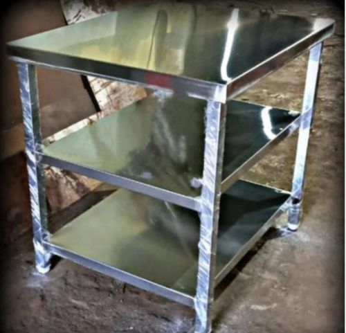 Stainless Steel Commercial Work Table, For Restaurant, Hotel, Specialities : Anti-Corrosive, Easy To Place