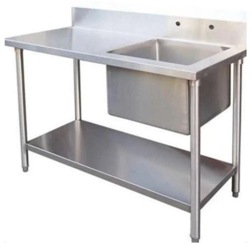 Polished Stainless Steel Table Sink, For Hotel, Restaurant, Feature : Durable, High Quality, Shiny Look