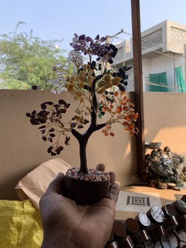 Sanaya Coated Strong Mseal . Wood . Wire Crystal Tree, Length : 10 To 12 Inch