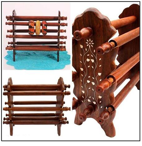 Lakdi Wale Rectangle Stainless Steel Plain Bangle Boxes, For Packaging, Style : Antique