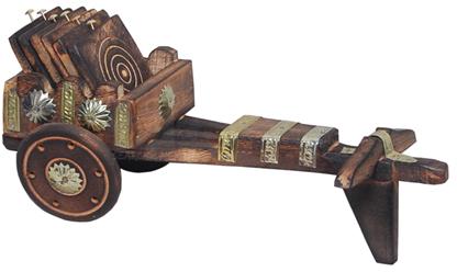 Plain Burning Mango Wood Coaster Set, For Decoration Use, Hotel Use, Restaurant Use, Size : 6x6cm