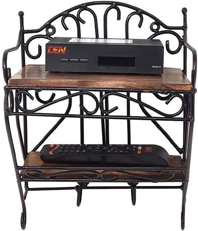 1000 Gm Lakdi Wale India Set Top Box Stand, For Decorative Item, Features : Fixable