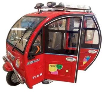 Multicolor Printed PVC Vinyl Electric Rickshaw Sticker, Shape : Customised