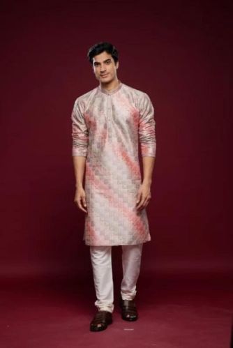 Cotton Peachy Shades Brushed Kurta, Size : Xxl, Xl, M, L