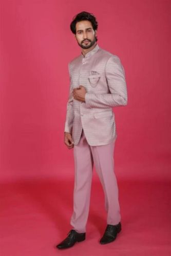 Stitched Printed PINK LUCKNOWI JODHPURI, Size : XXL, XL