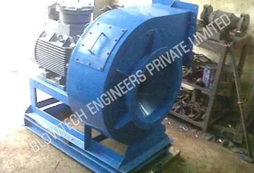 Blowtech Blue 3 Phase Electric Mild Steel Centrifugal Blower, For Industrial, Power : 10.0 HP/1400 RPM