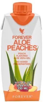 Liquid 330ml Forever Aloe Peaches, For Personal, Purity : 99%