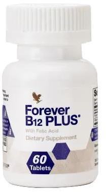 Forever B12 Plus Tablet, For Personal Care, Packaging Type : Plastic Bottle