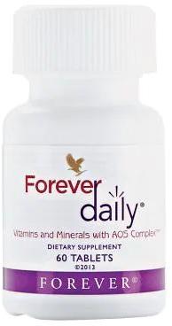 Forever Daily Tablet, For Personal Care, Packaging Type : Plastic Bottle