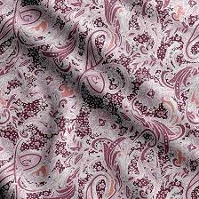 ALL COLOUR TRUSTINDIA Printed Velvet Fabric