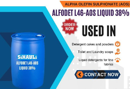 Sihauli Alfodet L46-AOS Liquid 38%, For Detergent Use, Detergent Type : Cleaner