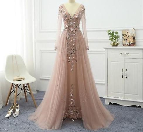 Embroidered Evening Gown, Occasion : Party Wear