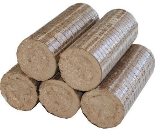 Hard Natural Sawdust Biomass Briquette, Packaging Type : Jute Bags