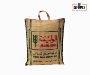 Brown DLP Impex 5kg Jute Sack Bag, For Packaging, Style : Rope Handle