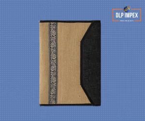 Brown & Black Jute File Folder, For Keeping Documents, Feature : Eco Friendly, Fine Finish