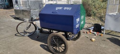 Singraul Metal Manual Pedal Garbage Cycle Rickshaws, Certification : CE Certified