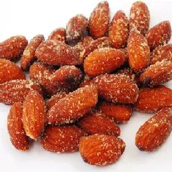 Roasted & Salted Almonds, Color : Brownish for Human Consumption