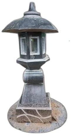 Polished Carved Sandstone Black Lamp Post, Style : Classy