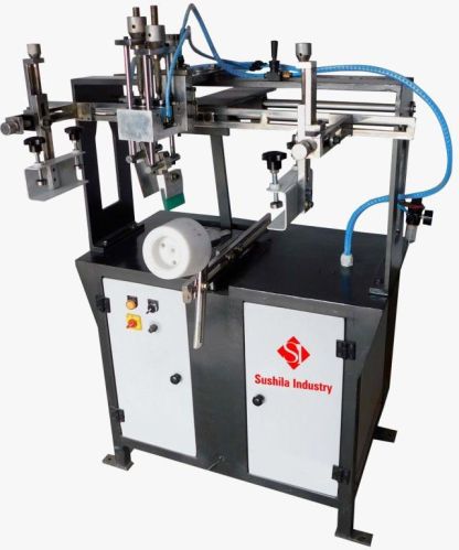 Sushila Industry 150 Pneumatic Round Screen Printing Machine, Certification : ISO 9001:2008
