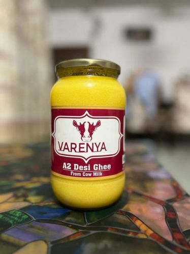 Yellow Varenya A2 Desi Cow Ghee, For Cooking, Certification : FSSAI