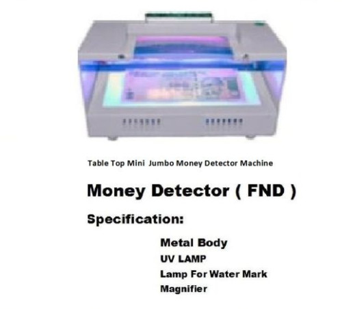 Light White 220v Money Detector, Power Source : Electric