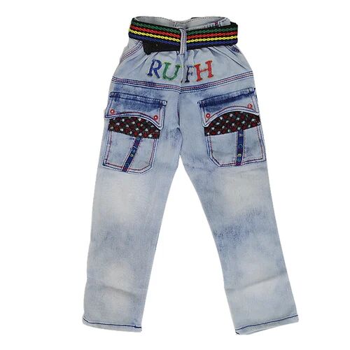 Blue Regular Fit Boys Denim Jeans