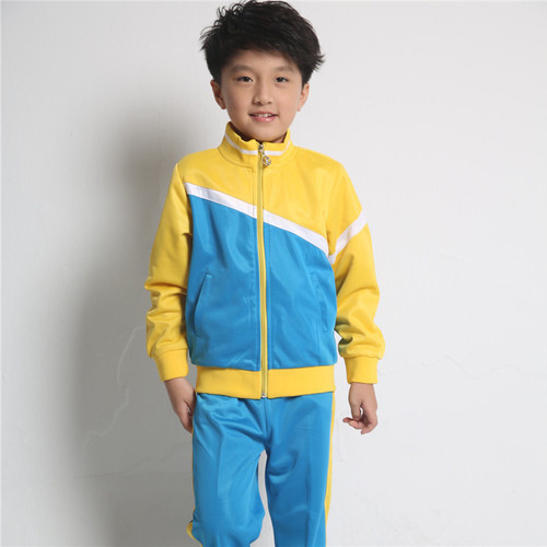 Multicolor Full Sleeves Polyester Boys Tracksuit, For Jogging Wear, Size : M, XL