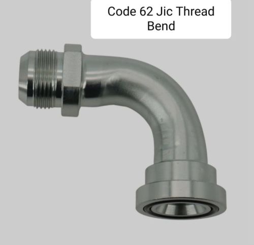 Silver Code 62 JIC Thread Bend, For Industrial Use