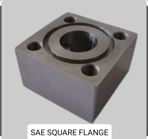 Polished Mild Steel SAE Square Flange, For Industry Use, Specialities : Superior Finish, Strong Construction