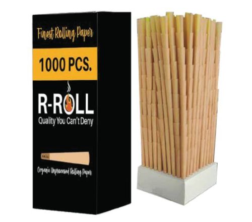 Brown Plain 1000 Pcs R-Roll Cones