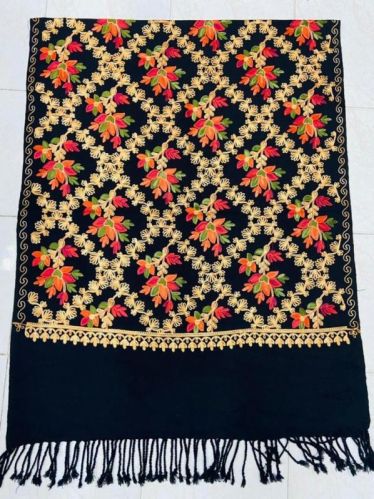 Embroidered 200-300 Gm Kashmiri Shawls, Style : Fancy