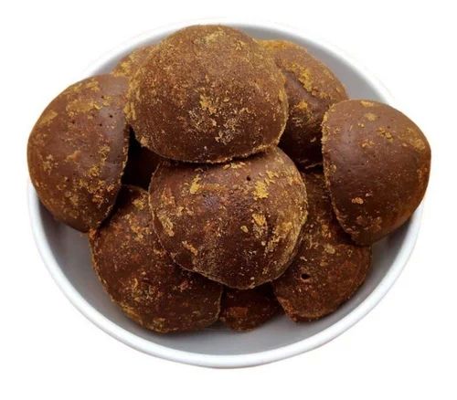 Brown Natural Refined Palm Jaggery Balls, For Tea, Sweets, Medicines, Feature : Easy Digestive