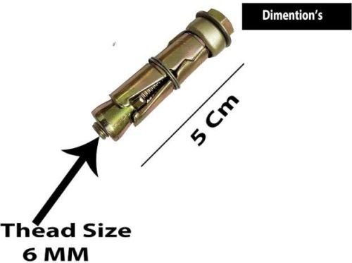 Anchor Fasteners,Size 6 Mm, 8mm,10mm, 12mm, Weight : 100g