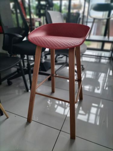 Square Plastic Turret Cafeteria Chair, For Restaurant, Hotel, Home, Seat Material : PP