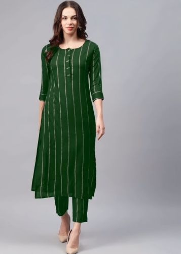 Rayon Printed Ladies Fancy Kurtis, Supply Type : Wholesale