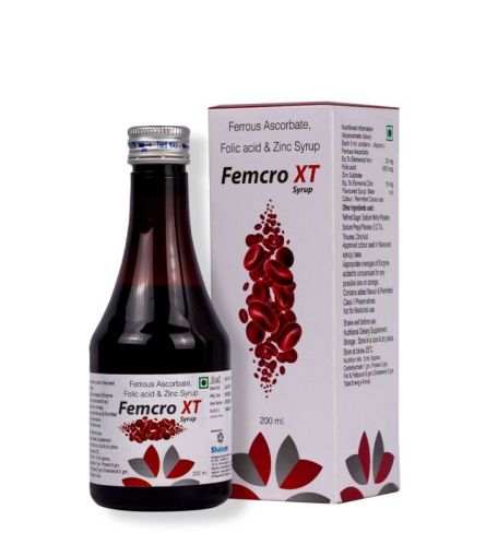 FEMCRO XT SYRUP, Form : Liquid, Packaging Type : Bottle